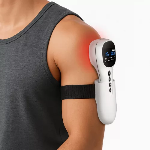 MediLaser Pro Lágy lézeres terápia + TENS ízületi és izomfájdalmakra 2 az 1-ben felületi és mélyreható kezelésre